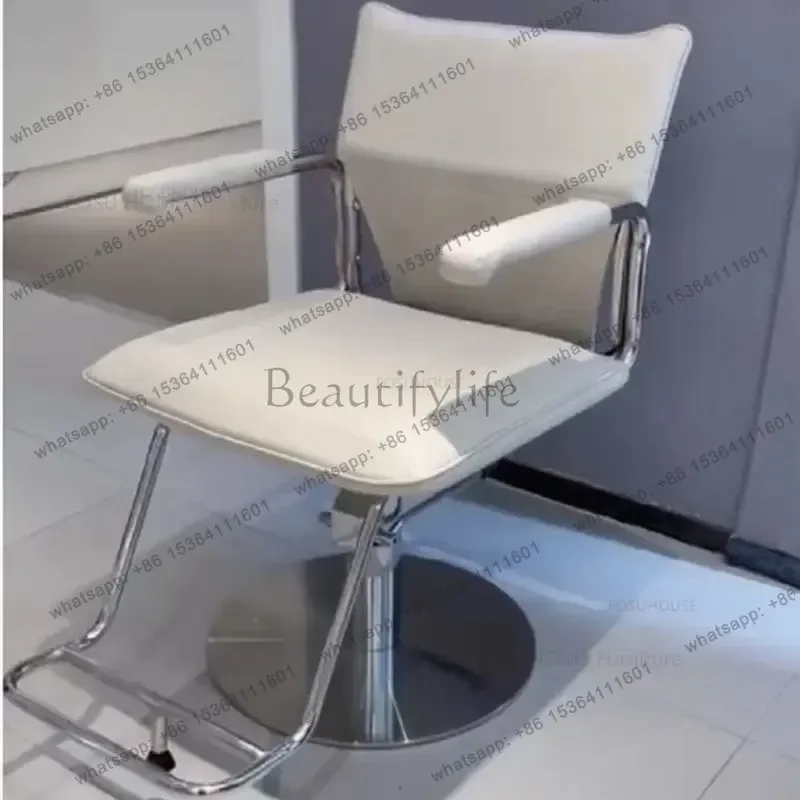 

Barber Shop Barber Chairs Simple Japanese Hairdressing Chairs Salon Furniture Can Be Lifted and Rotated Beauty Salon Chairs Y