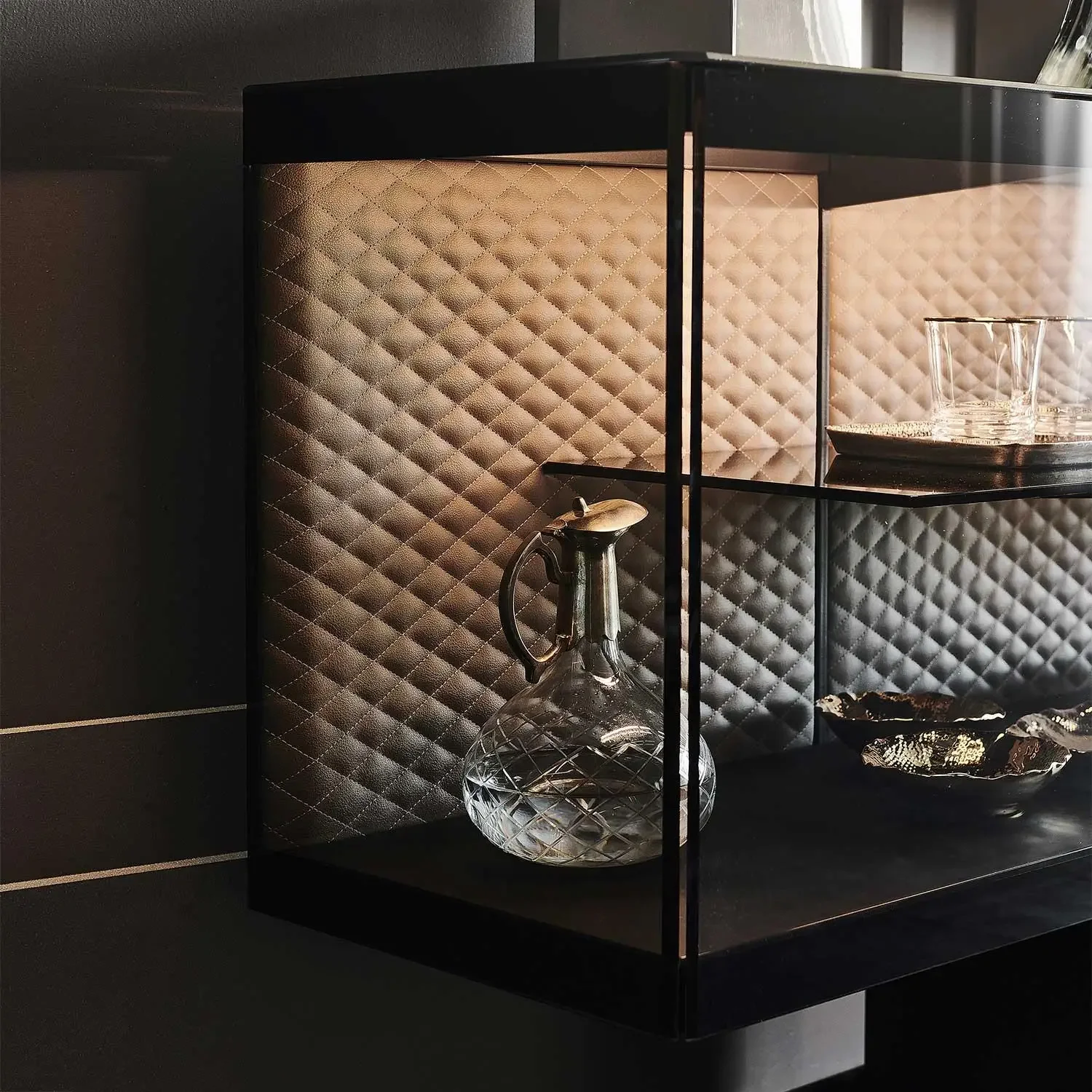 خزانة جانبية لغرفة الطعام مخصصة لخزانة المطاعم الإيطالية الخفيفة الفاخرة والحد الأدنى #5