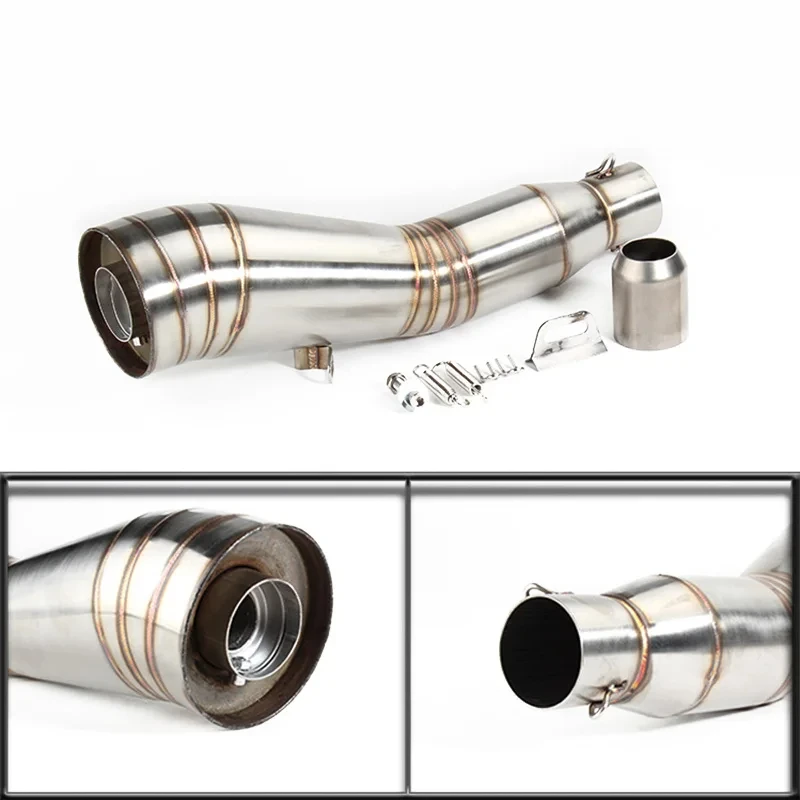 

Slip On Universal 51MM Motorcycle GP Exhaust Motorcycle refitted locomotive k7k8z800 ZX6R straight exhaust pipe large displaceme