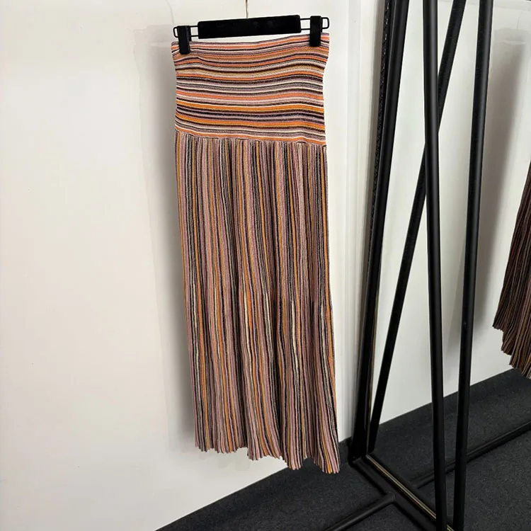 Designer Knitwear Autumn Winter Skirt Sets Women image 5