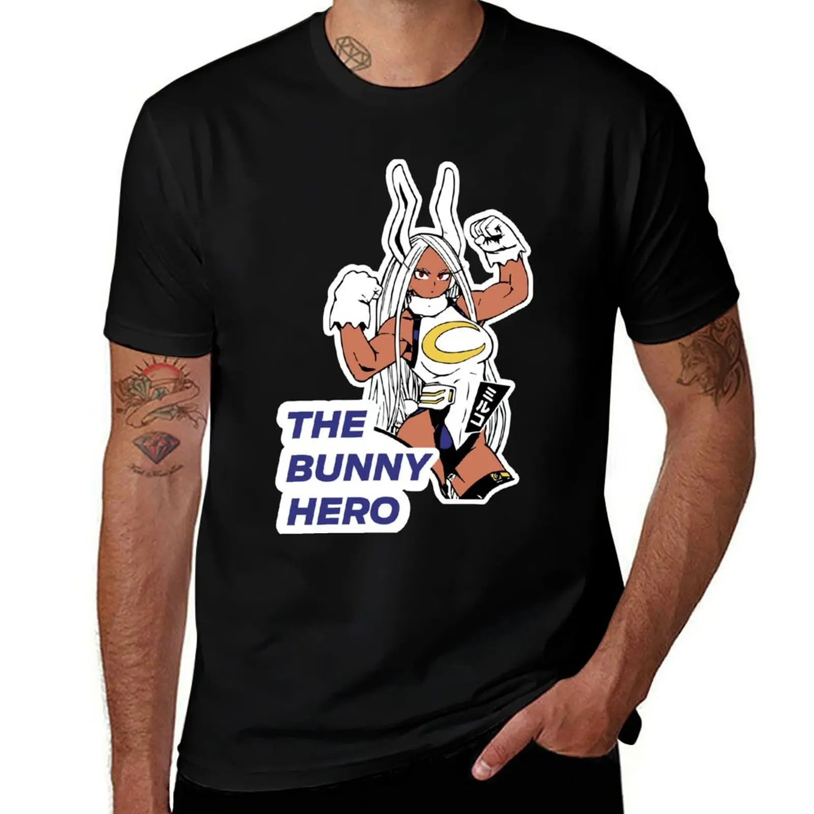 

The bunny hero T-Shirt t shirts for man cotton soft t shirt man casual T-Shirt