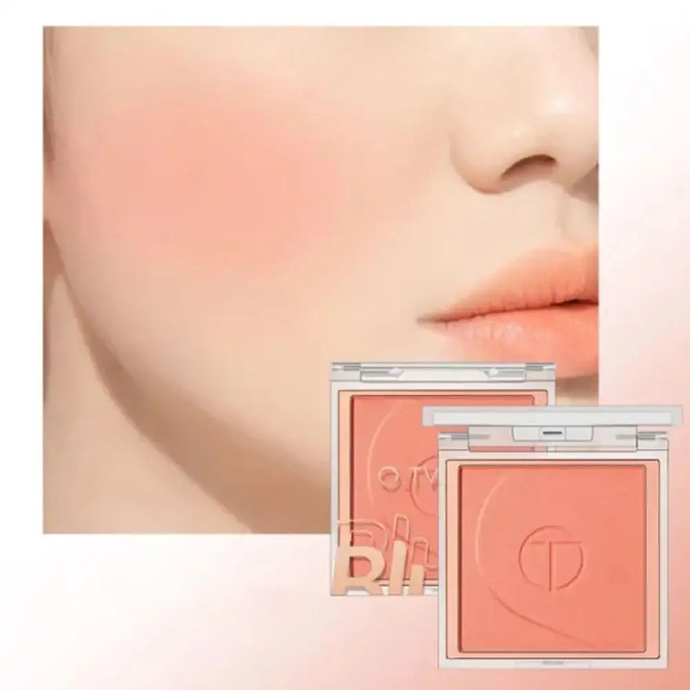 O.TW O.O-paleta de polvos de colorete, mezclas Faciales de Mejillas naturales mate, brillo rosa, cosméticos, melocotón, colorete de fácil duración, L6T7, 6 colores