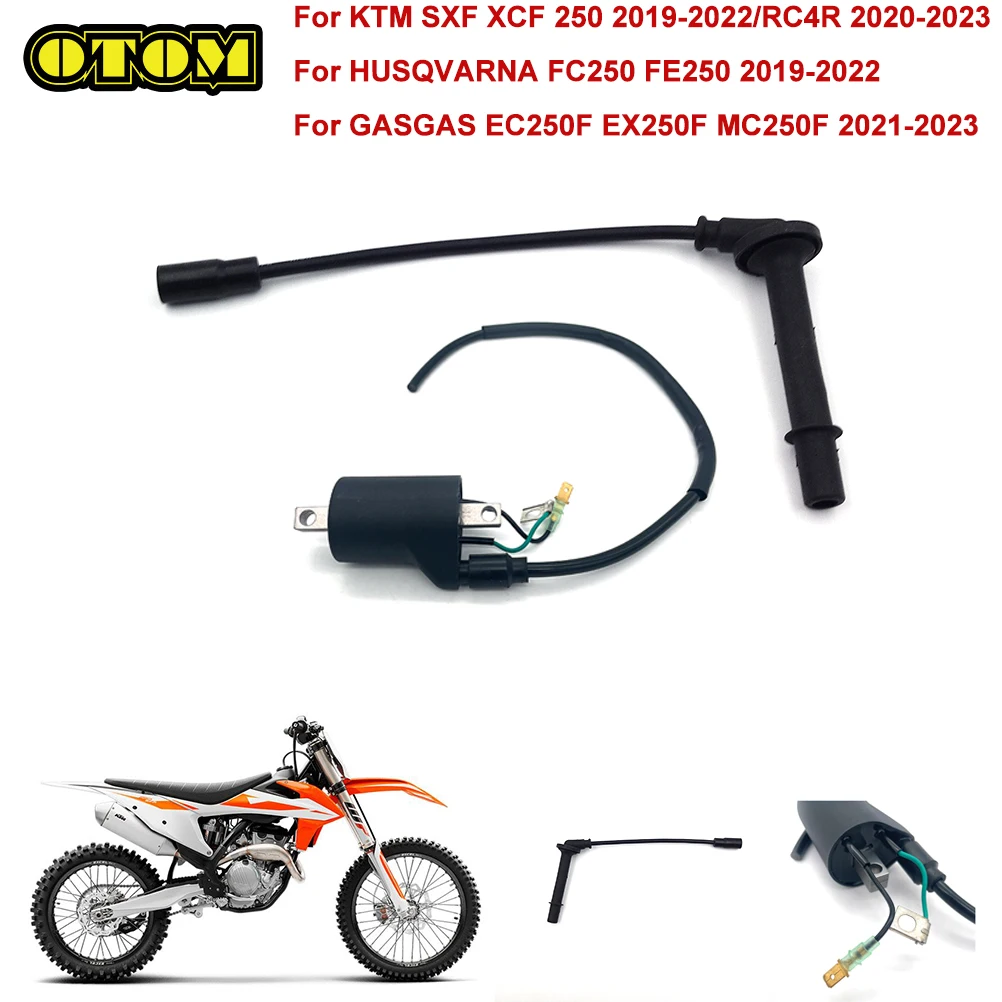 

Motorcycle For KTM HUSQVARNA GASGAS Ignition Coil Spark Plug Connector Boot Resistor Plug Cap Cover SXF XCF FC FE MCF 2019-2023