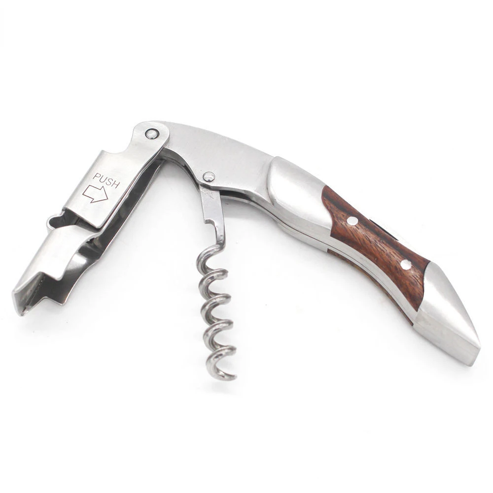 Professional Waiters Corkscrew Barware Corkscrew Wine Bottle Opener and Foil Cutter