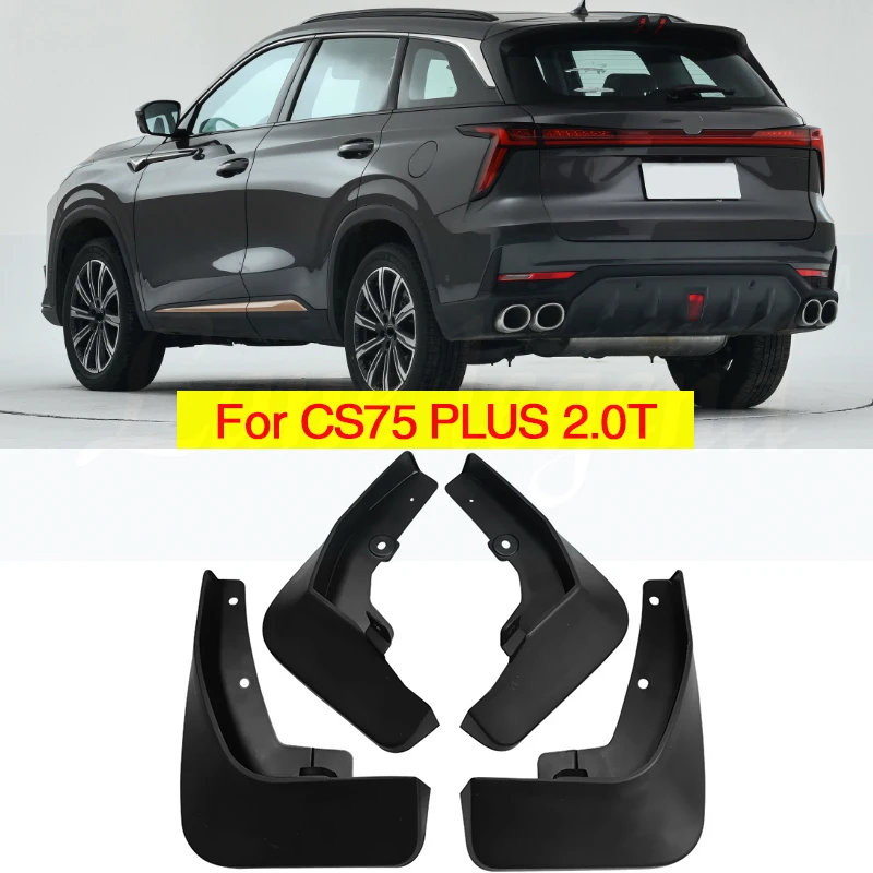 Front After Mudguards Fender Mud Flaps Guard Splash Car Cover Exterior Accessories 4PCS For Changan CS75 Plus 2022 1.5T 2.0T