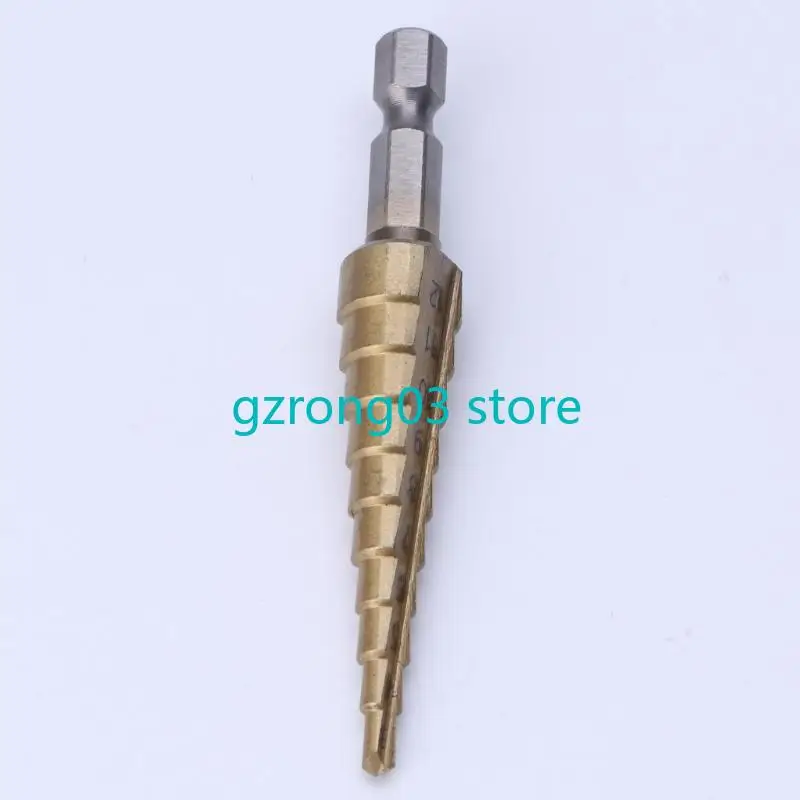 

127C HSS Coated Step Drill Set 1/4 "шестнадцатеричный инструмент 3-12 мм