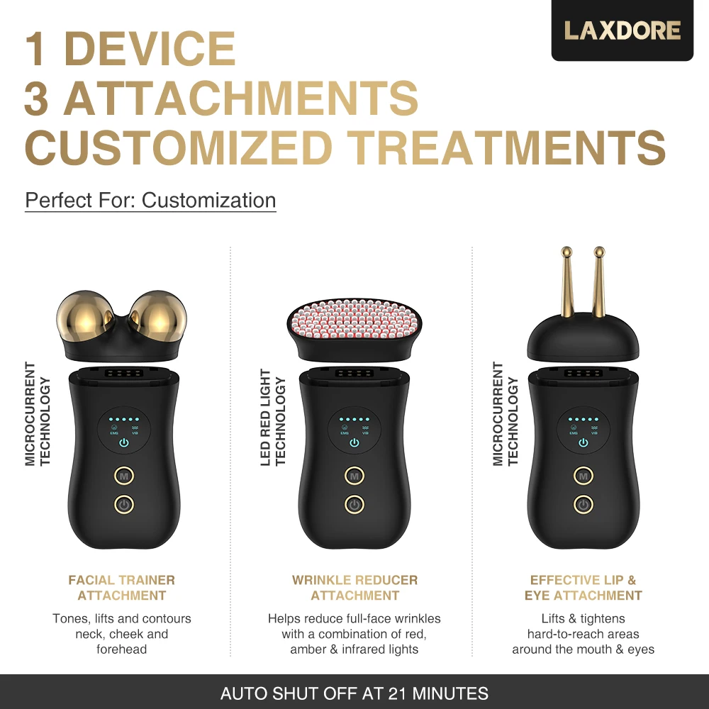 Facial 3-in-1 Lift Phototherapy Eye Beauty Device