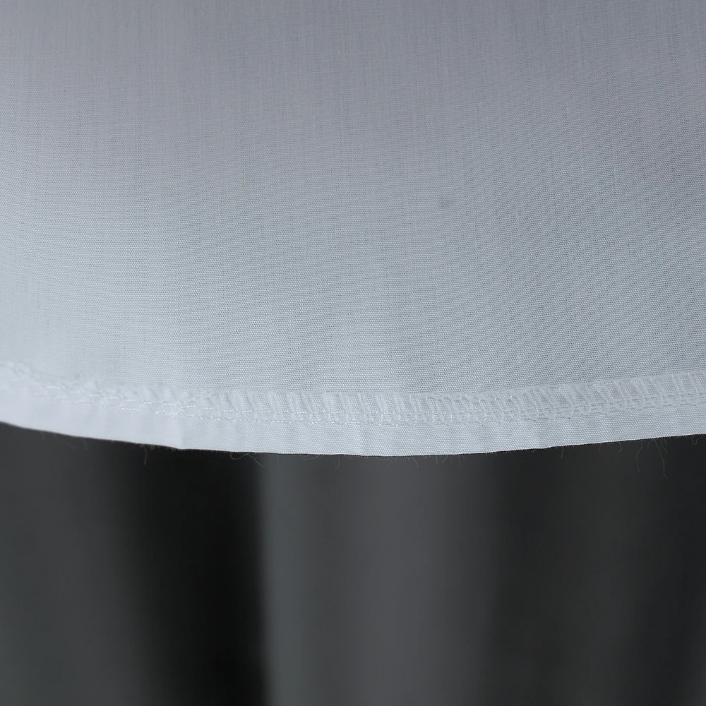 قميص طفلة بأكمام طويلة، ملابس أطفال جديدة للربيع والخريف بياقة بتلات بيضاء مناسبة لارتفاع 120-170 سنتيمتر