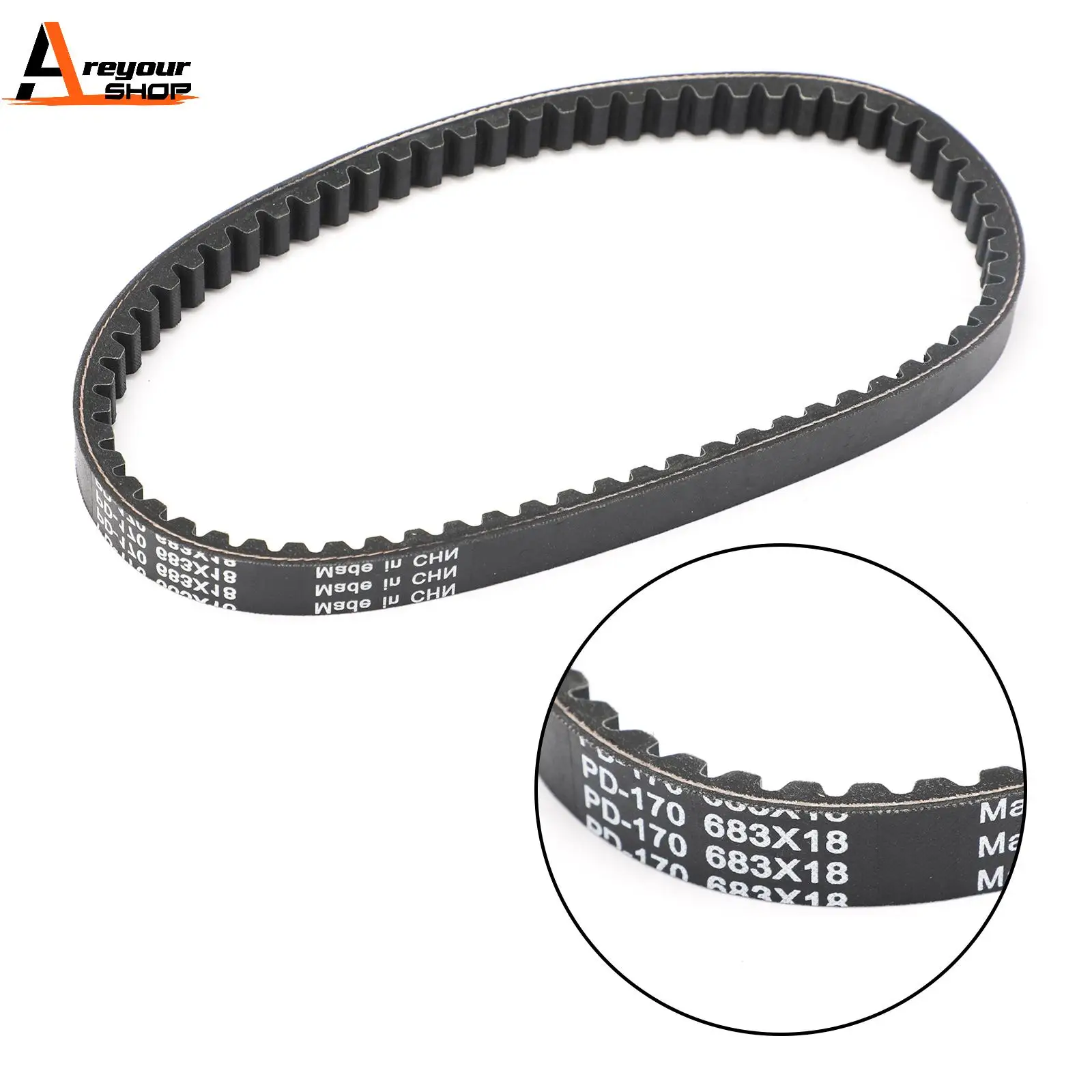 Areyourshop For Kawasaki KSF50 KFX 50 2007-2019 2018 ATV P/N.59011-Y001 Transmission Drive Clutch Belt ATV Parts