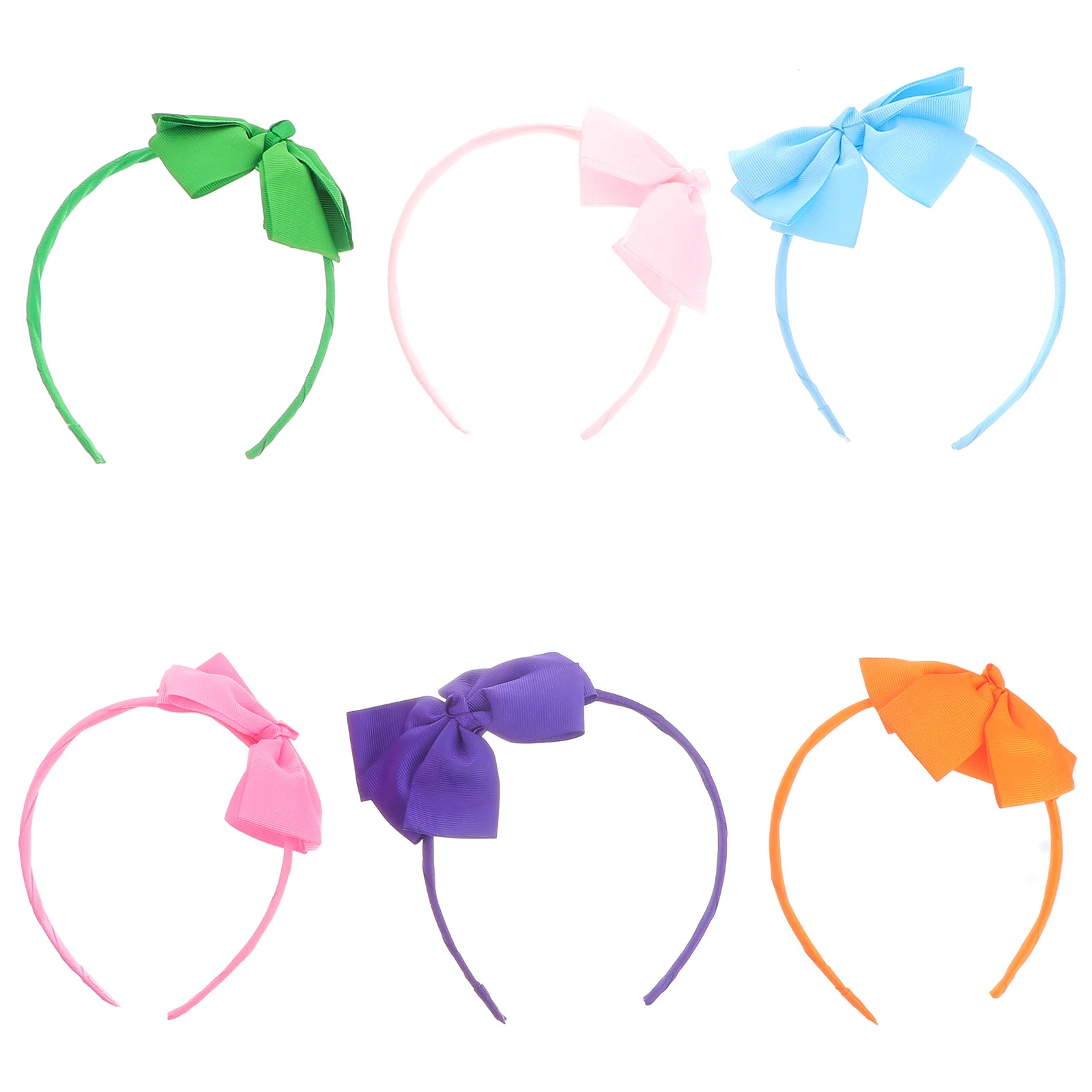 6 قطع من عصابة رأس بعقدة الفراشة للفتيات، أربطة شعر مرنة على شكل فيونكة لحديثي الولادة، إكسسوارات شعر لأعياد الميلاد، مجوهرات التقاط الصور #5