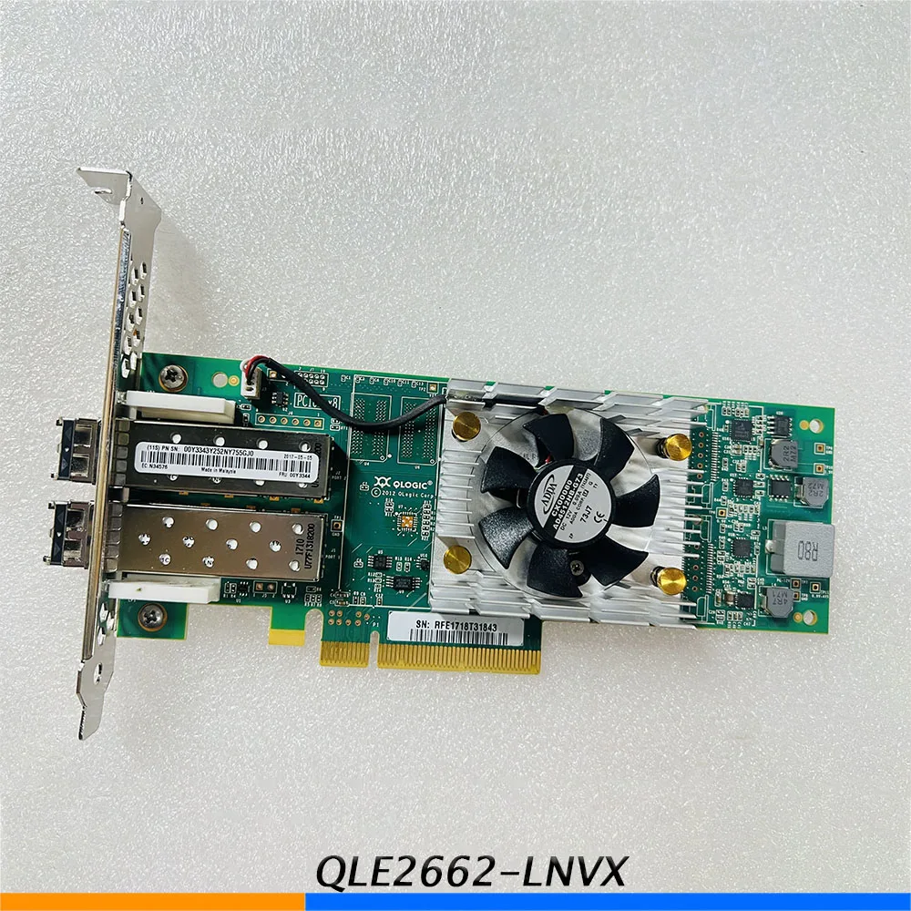 For Lenovo QLE2662-LNVX 00Y3341 00Y3344 00Y3343 16G Dual Port HBA Card