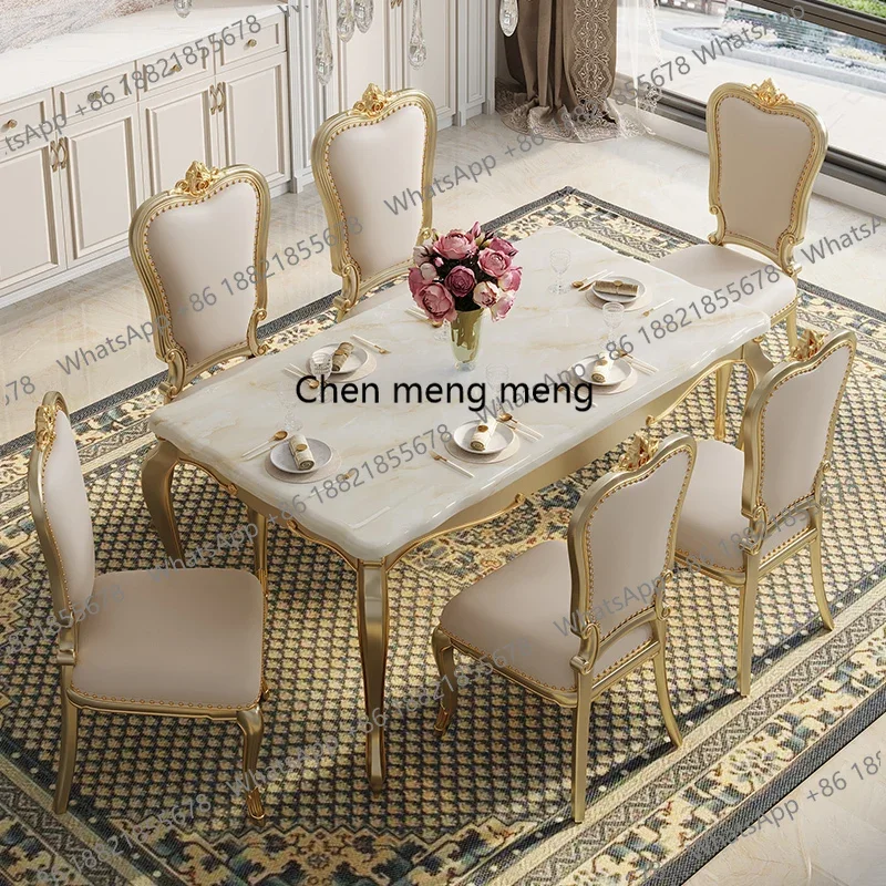 

New arrive Restaurant Luxury Dining Table Living Room Camping Poker Service Dining Table Terrace Designer Muebles Living Room Fu