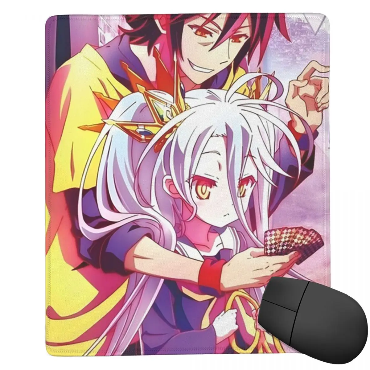 No Game No Life Zero Cover Image Mouse Pad Computer Keyboard Mouse Mat Gamer PC Laptop Desk Mat Office Accessories