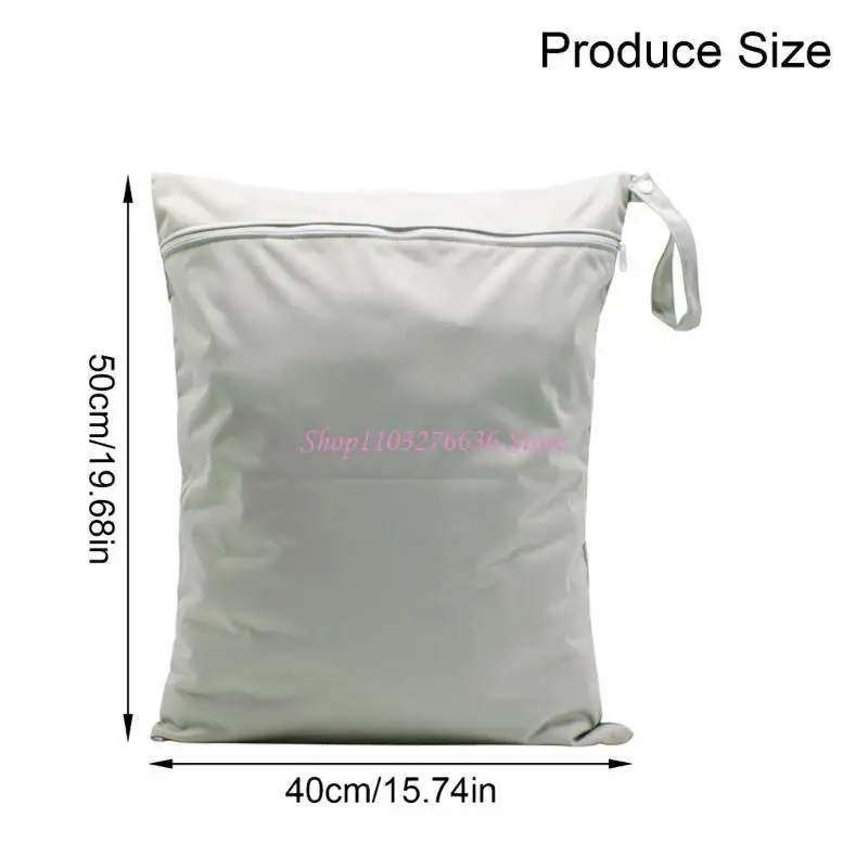 R6FD Baby Diaper Bags Large Capacity Laundry Bag Splashproof Strollers Hanging Bag Nappy Pouches Storage Bag