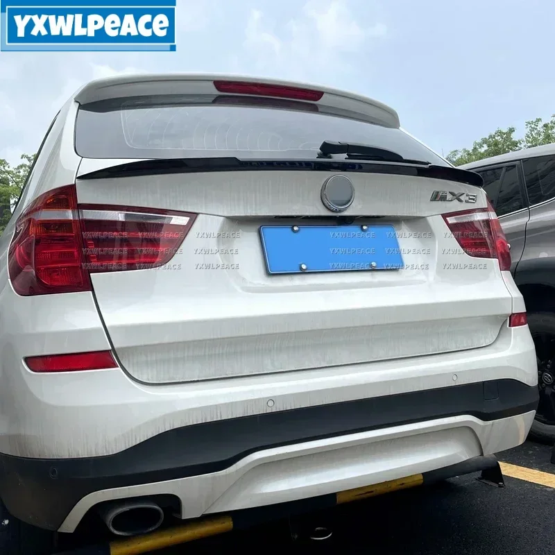 

For BMW F25 X3 2011-2017 Spoiler High Quality ABS Material Car Rear Wing Trunk Middle Spoiler Body Kit Accessories