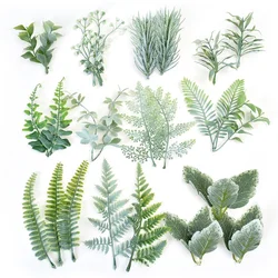 30Pcs Artificial Leaves Garland Decor Fake Plants For Home Wedding Decoration DIY Bouquet Crafts Flowers Wreath Gift Accessories
