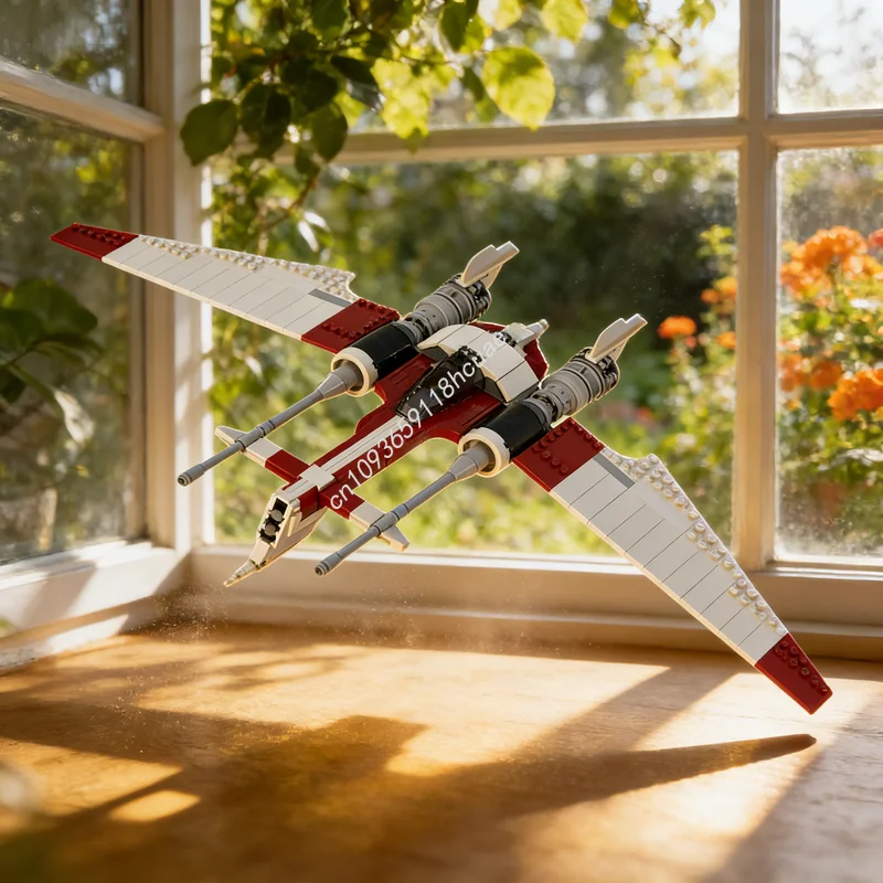 

555pcs MOC Star Battle Vector Starfighter Model Building Blocks Construction Christmas Gifts Creative Idea Toys Education Brick