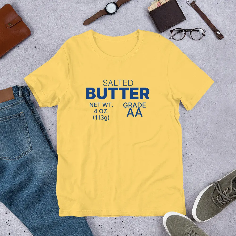 Salted Butter Wrapper Fun Food Lover t shirt