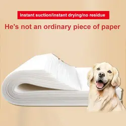 50/100PCS Potty Pad Dog Cat Urine Absorbent Paper Pads Pet Potty Disposable Diapers Cat Dog Pee Pads Leak-Proof Pet Urine Quick