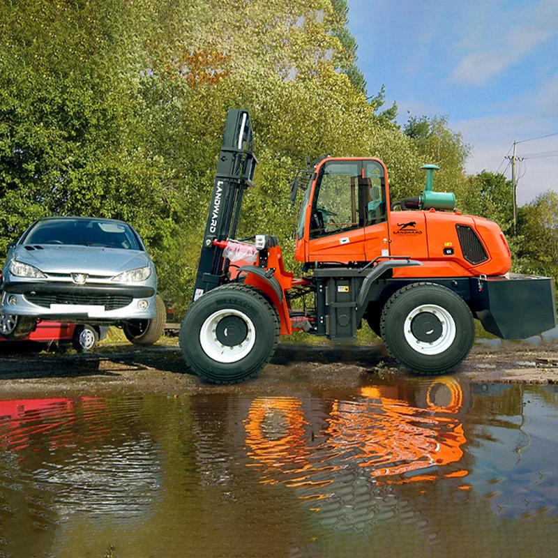 4WD 3-6Ton China Customized All-terrain Off-road  Fork Lift 3500KG Mini Forklift Trucks EPA 5Ton Forklift Manufacturer Price