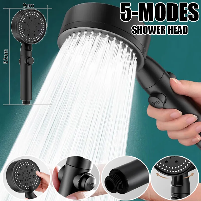 

Turbo Supercharged Shower Head, Home Indoor Bath Shower Sprayer, Bathroom Shower Sets, Pressurized Shower Head
