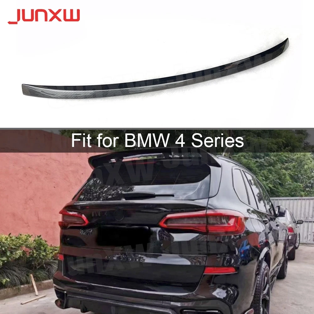 

ABS Material Rear Trunk Lip Spoiler Bumper Wings For BMW X5 G05 2019 UP Car Styling Rear Boot Spoiler Wing Carbon Fiber