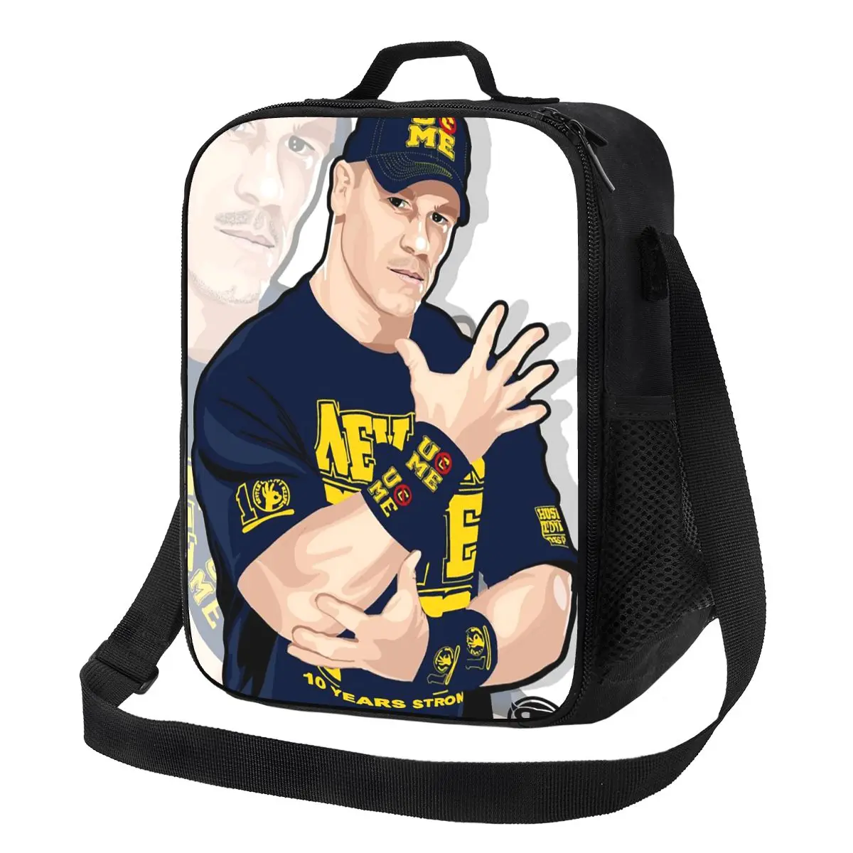 

John Cena Insulated Lunch Bag for Women Bento Storage Food Boxes Leakproof Container Cooler Thermal Lunch Box Tote
