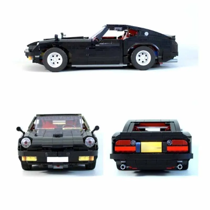 

MOC-185397 240Z Inspired Supercar 10304 Modified Racing Car 1250PCS Brick Toy Christmas Gift for Kids