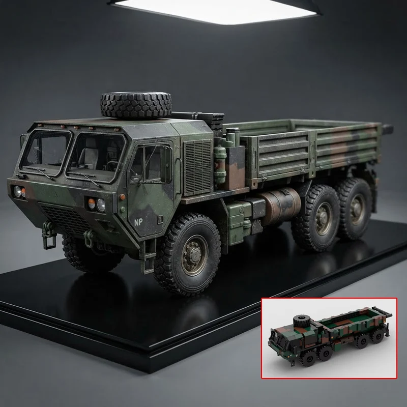 

qwe Green Military Transport Truck Model MOC Building Bricks War Equipment Modular Technology Gift Holiday Assemble Children Toy