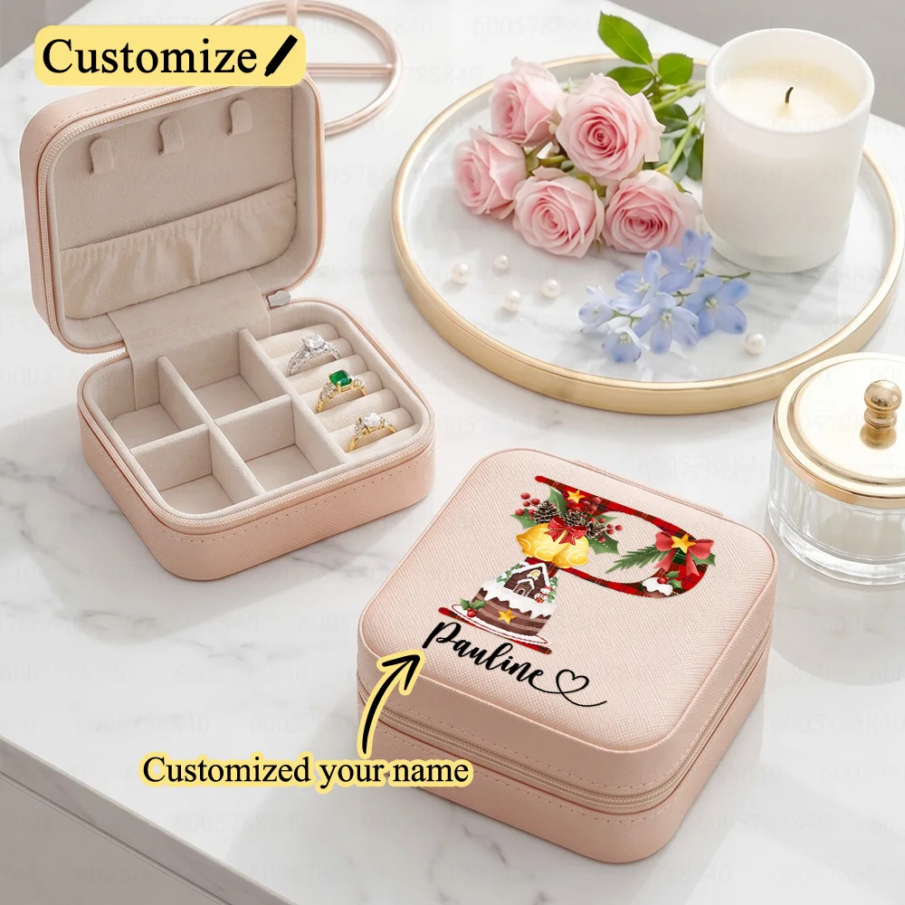 Personalized Name Christmas Jewellery Storage Box