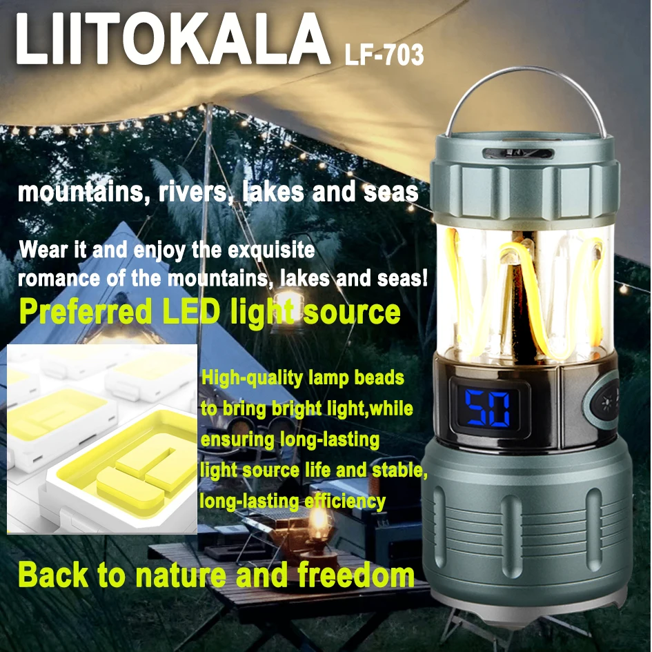 

LiitoKala LF-703 Ambient Outdoor Multifunctional Camping Lights