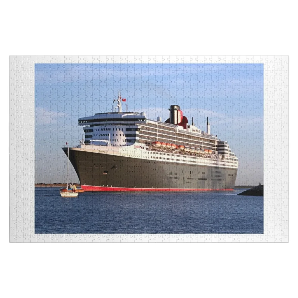 Queen Mary 2 cruise ship Jigsaw Puzzle Custom Kids Toy Personalised Jigsaw Wood Name Puzzle