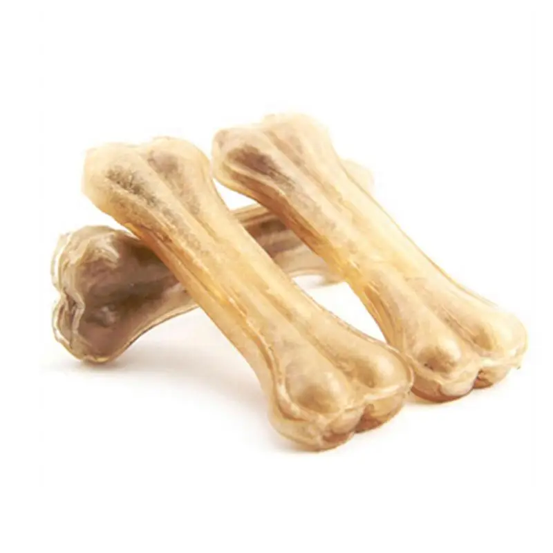 Artificial Cowhide Bone Dogs\' Chewing Toys Bite Resistance Molar Teeth Clean Stick Food Treats Dogs Bones For Medium Large Dogs