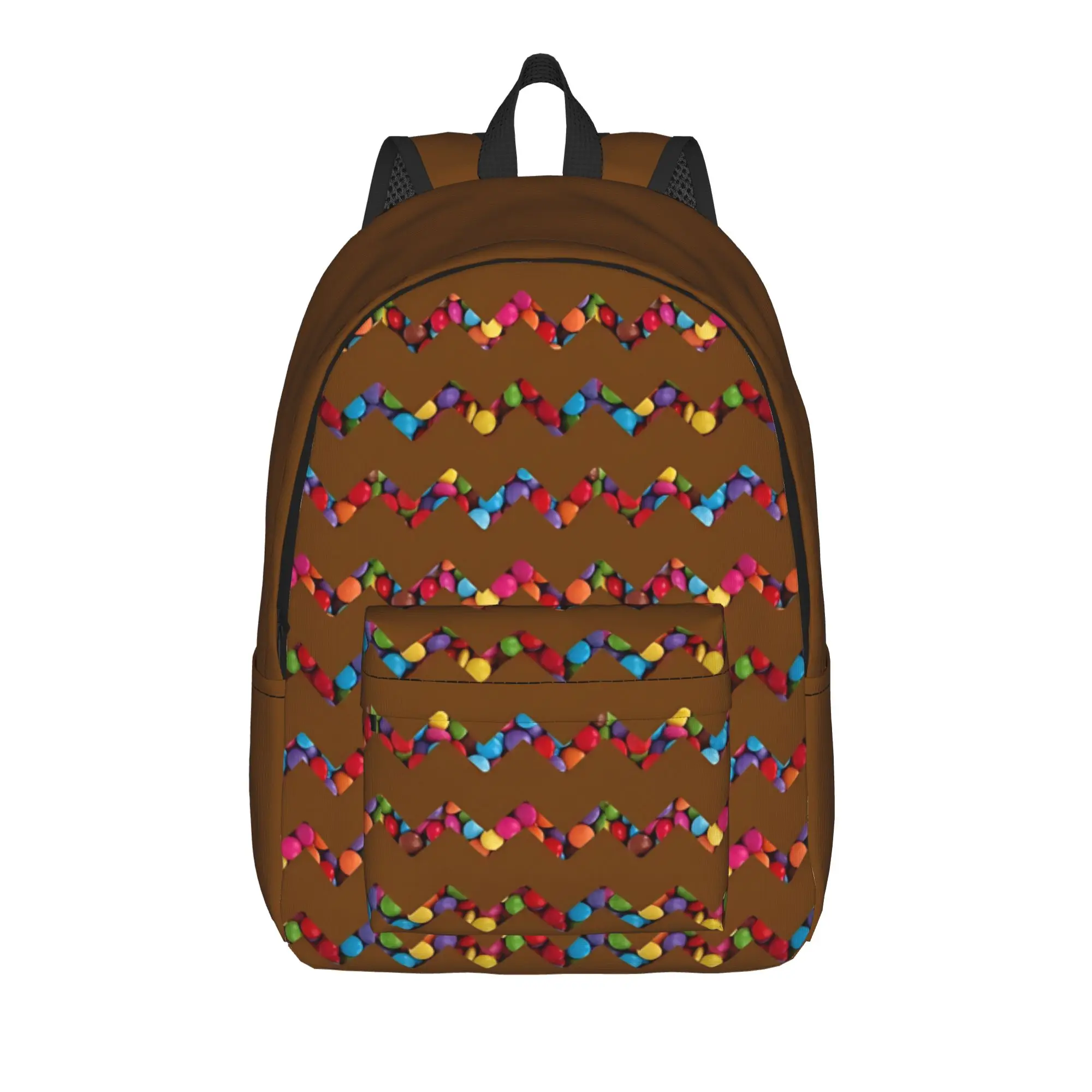Back to school season Fashionable chocolate candy Rucksack Smarties Students Bookbag Backpack
