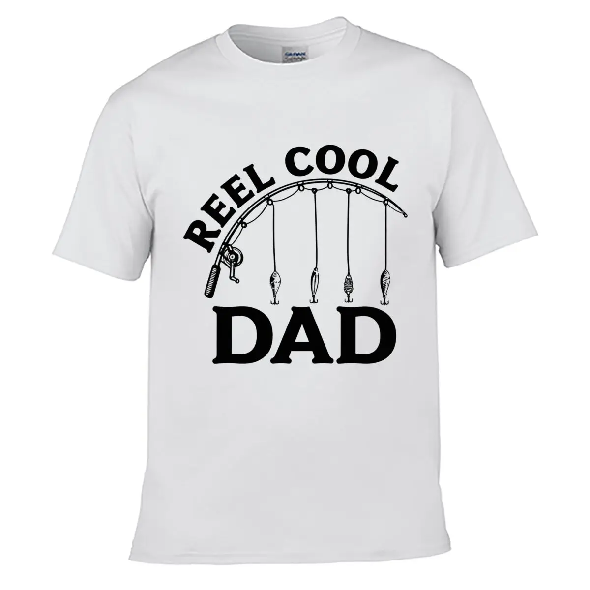 Reel Cool Dad Fishing Rod Lures short-sleeved T-shirt