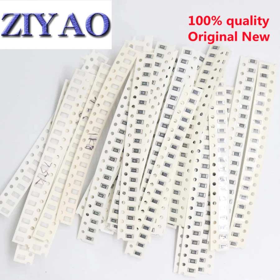 1206 SMD Resistor Kit Assorted Kit 1ohm-1M ohm 1% 33valuesX 20pcs=660pcs Sample Kit