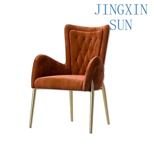 Relaxing Design Dining Chairs Nordic Armchair Backrest Luxury Dining Chair Modern  Comedor Home Furniture