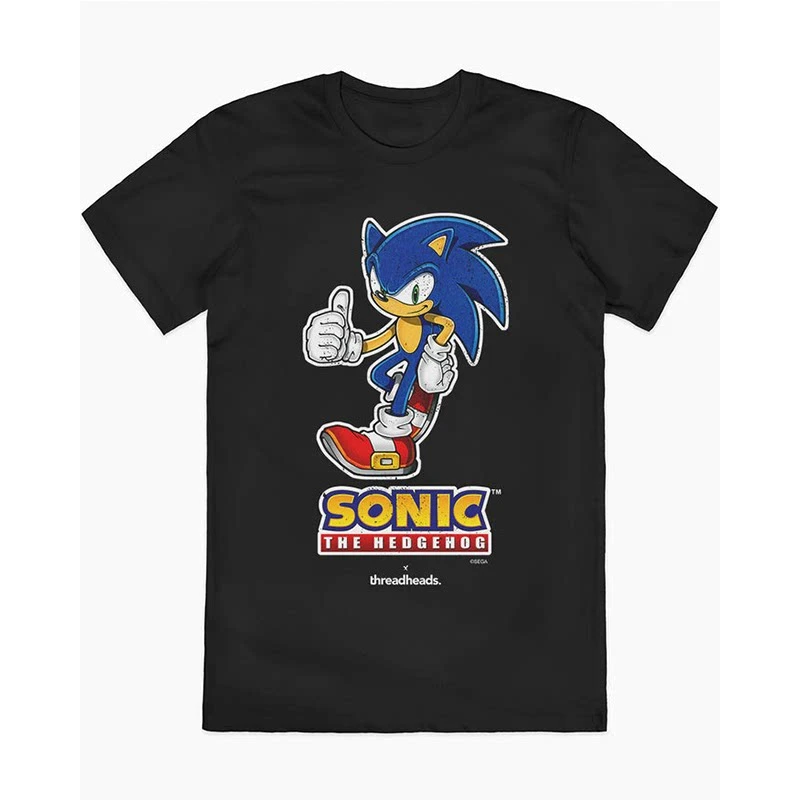 Fit Sonic and Tails - Soundtrack Featuring Bintage's High Street Oversized Casual T-shirts.