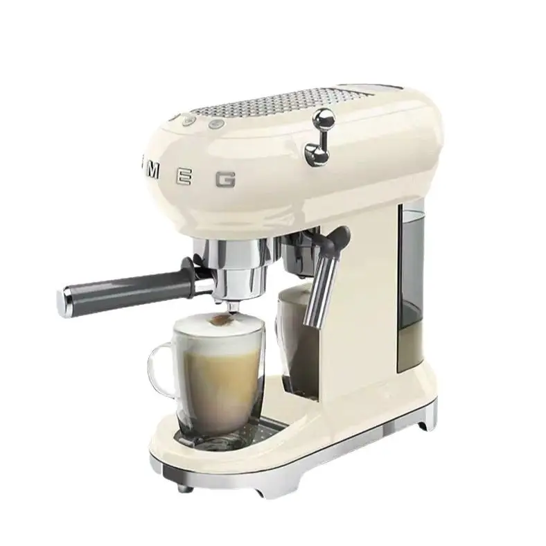 

Coffee machine, retro espresso machine, small household semi-automatic compact, coffee beans