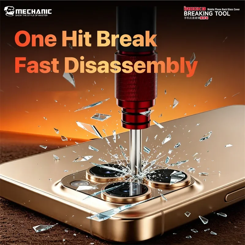MECHANIC iROCK 8 Glass Breaking Pen Breaking Tool for Mobile Phone Rear Glass Glass Cover Breaker Disassembly Tools