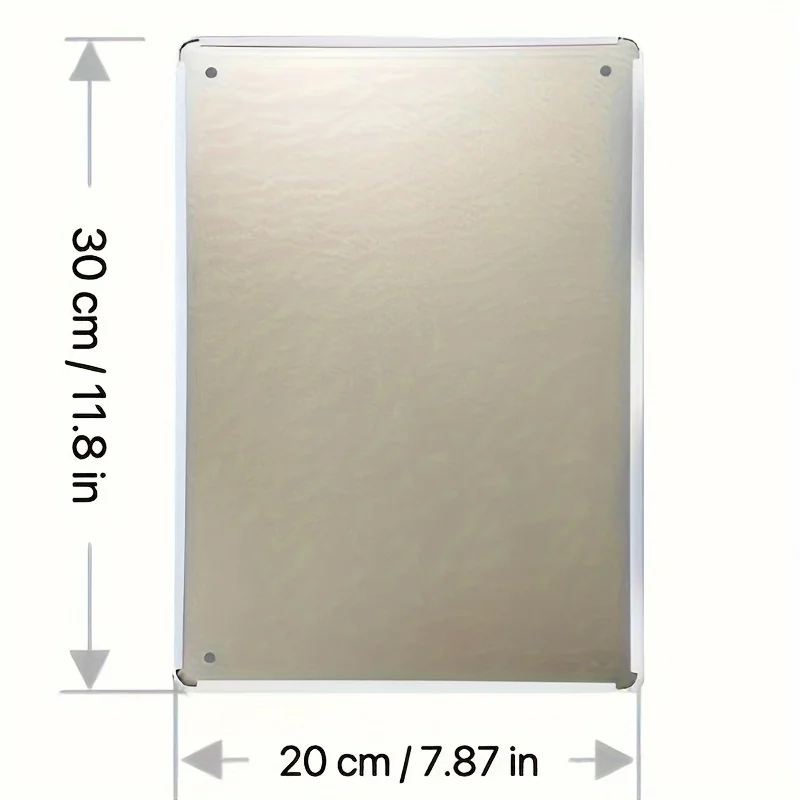 لوحة فنية جدارية معدنية عتيقة بعلم أمريكي - ديكور على شكل نجوم وخطوط وطنية مقاس 8 × 12 بوصة مع لمسات زرقاء وحمراء وذهبية #5