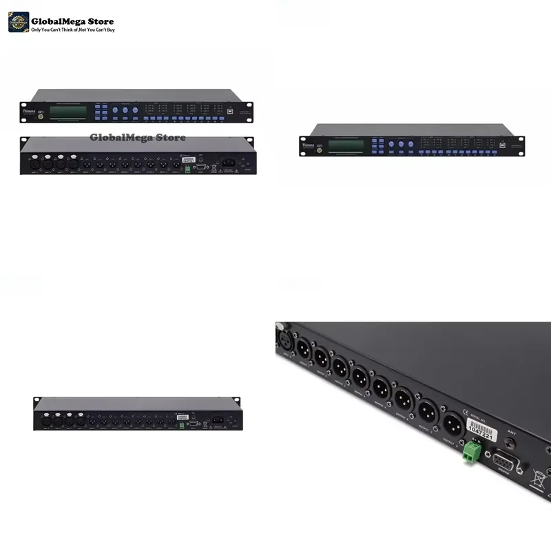 Thinuna DAP-0408 II 96K Sampling Rate 4 in 8 Out Professional Audio Speaker Management System Wifi Dsp Digital Audio