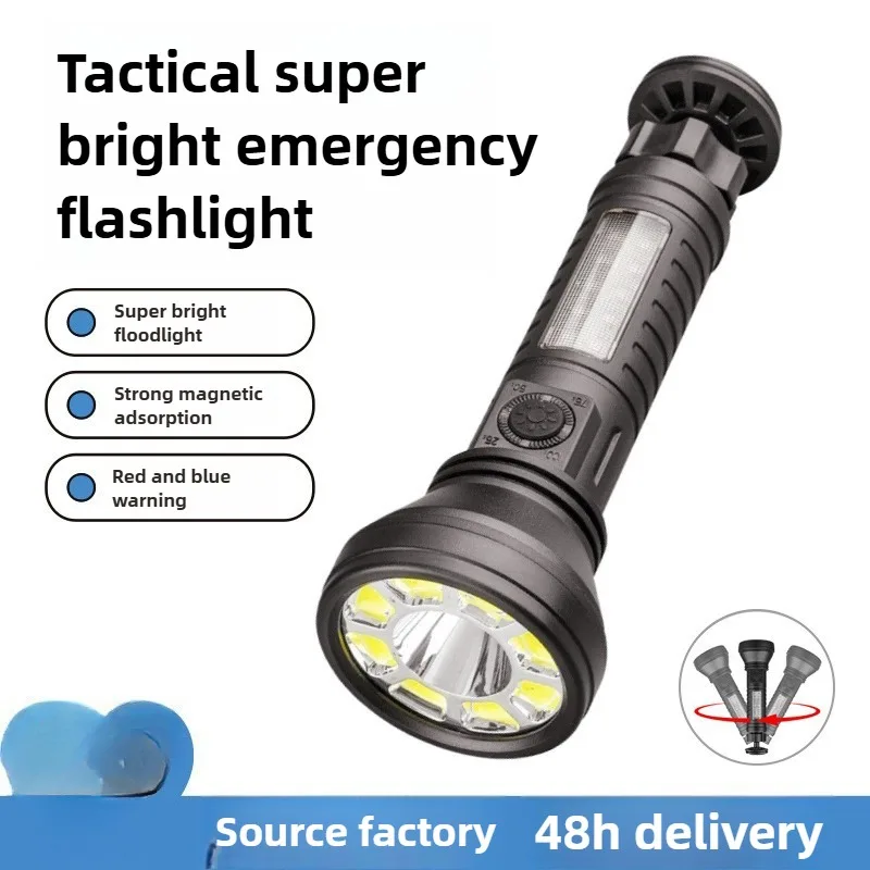 lanterna-led-de-fonte-de-luz-dupla-super-brilhante-recarregavel-por-usb-de-longa-duracao-com-gancho-e-ima-portatil-para-acampamento-ao-ar-livre