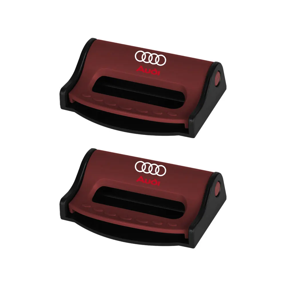 

2/4pcs Car Seatbelt Stopper Adjuster Clip Buckle Clip Hub Cover For Audi Sline A2 A3 A4 B8 8P B9 B6 A5 B7 A1 A6 TT Accessories