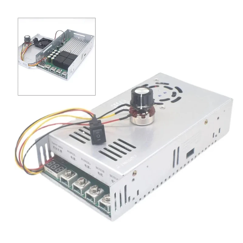 ●200A Governor DC Motor Reducer PWM Controller High- Forward Reverse 12-48V 200A-S2 Linear Under Load