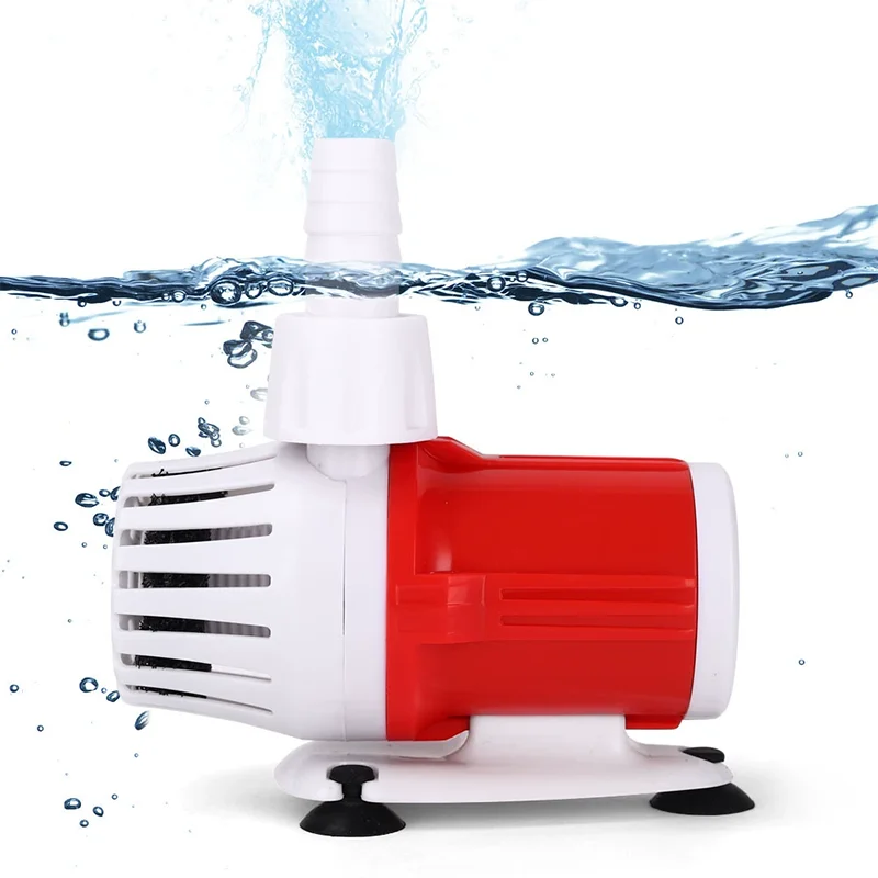 Silent Fish Tank Submersible Pump Bottom Suction Side Suction Filter Suction Manure Pump Small High Lift Fish Tank Change Pump