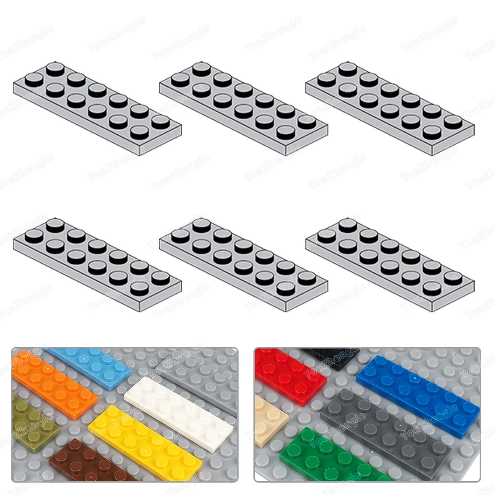 3795 ビルディングブロックベースプレート 2x6 パーツアセンブリ MOC フィギュア 第二次世界大戦 街並み メカギア シーンマッチ モデルパーツ ギフト DIY おもちゃ