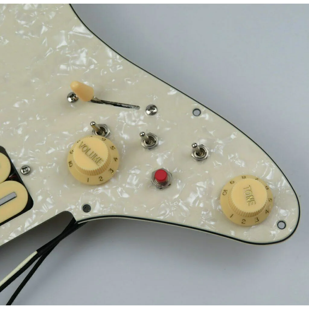 متعددة الوظائف RG أسلوب Humbucker Pickguard ، عالية الانتاج ، 7 طريقة التبديل مجموعة للغيتار الكهربائي IBZ ، أصفر