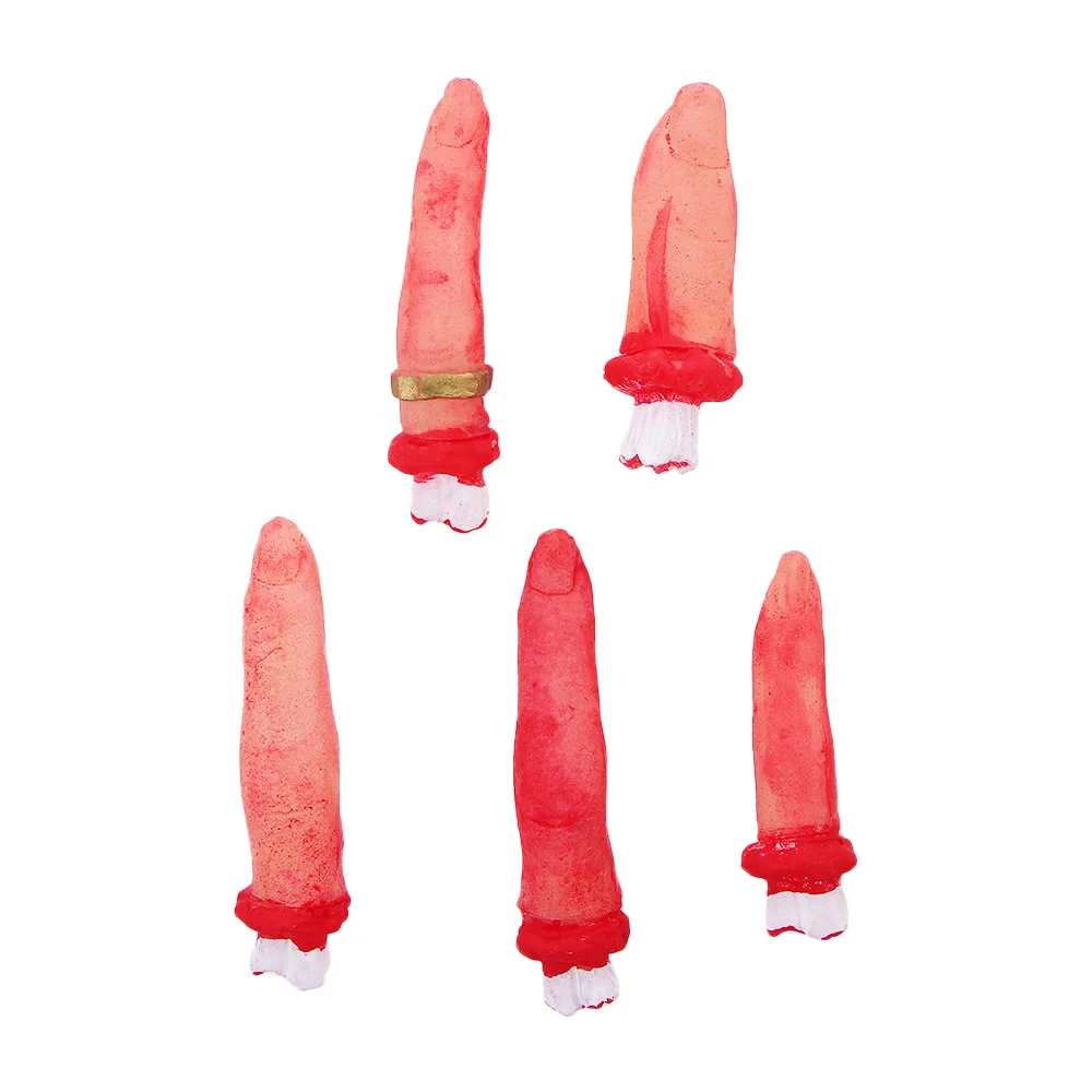 

Scary Broken Finger Ear Bloody Decoration Fake Body Organs Halloween Horror Props Trick Toys Haunted House Party Supplies