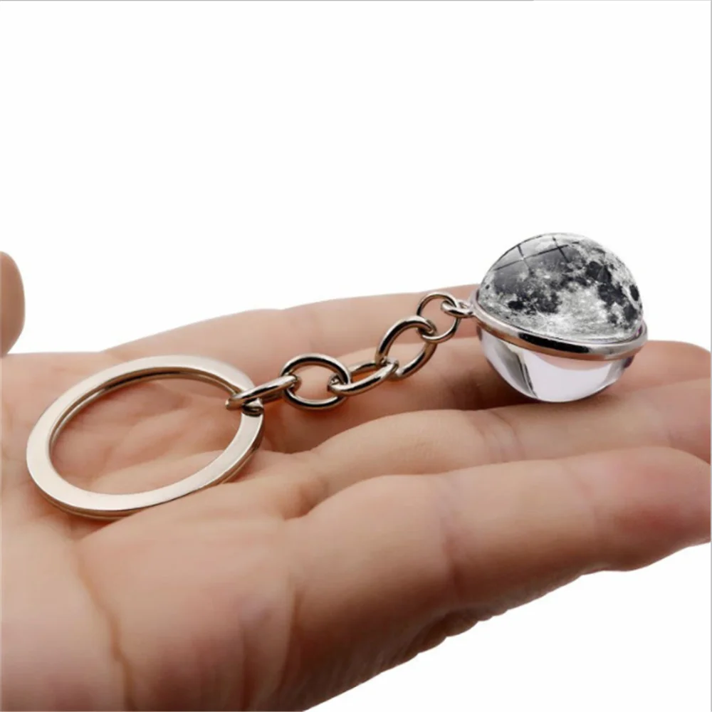 car Galaxy Nebula Space Keychain for Hyundai Palisade Grandeur Azera Elantra GT Kona 2018 2019